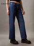 Calvin KleinJeans四季款女純棉復古ck低腰寬松闊腿慵懶松弛感牛仔褲J223376 1BJ-牛仔藍 27 曬單實(shí)拍圖