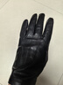 青禾潤美真皮觸屏手套黑色中長(cháng)款簡(jiǎn)約商務(wù)通勤休閑西裝薄款厚款羊皮手套 黑色-春秋絲質(zhì)內里款 M 男士手小 曬單實(shí)拍圖