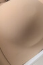 幸棉前扣無(wú)肩帶內衣女防滑聚攏隱形美背文胸小胸顯大抹胸 膚色雙扣款M 曬單實(shí)拍圖