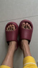 ECAC厚底拖鞋女2025新款夏季外穿增高足弓支撐eva防滑不累腳涼拖女士 玫紅【專(zhuān)為婚紗照增高不累腳】 38 -39【正碼正拍】 曬單實(shí)拍圖