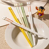 摩登主婦蠟筆小新陶瓷筷子家用新款分人高顏值家庭一人一筷-5雙 曬單實(shí)拍圖