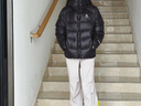 駱駝（CAMEL）黑鉆系列 女裝短款羽絨服情侶男女加厚寬松連帽面包羽絨服B601 M 曬單實(shí)拍圖