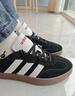 adidas「T頭鞋」BARREDA休閑板鞋德訓鞋男女阿迪達斯官方輕運動(dòng) 黑色/白色/樹(shù)脂黃   42 曬單實(shí)拍圖