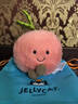 Jellycat趣味雙葉桃子毛絨玩偶可愛(ài)食物水果公仔娃娃生日新婚禮物 趣味雙葉桃子 One Size 曬單實(shí)拍圖