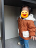 迷你巴拉男童棉服可愛(ài)造型三合一寶寶嬰兒拼接外套2025冬新品 焦糖棕51101 90 曬單實(shí)拍圖