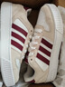 adidas「小鋸齒」D-PAD CLASSIC美高風(fēng)籃球風(fēng)板鞋男女阿迪達斯 白色/淺灰/深紅色   41 曬單實(shí)拍圖