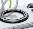 ESCASE手機指環(huán)扣magsafe磁吸支架超薄背貼桌面強力卡扣懶人適用iPhone蘋(píng)果華為小米ES-88暗夜黑 曬單實(shí)拍圖