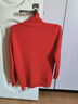 秋冬加絨毛衣女加厚一體絨內搭大碼半高領(lǐng)套頭打底針織衫保暖上衣 銹紅色【高領(lǐng)款】  【加厚一體絨】 2XL 125-140斤 曬單實(shí)拍圖