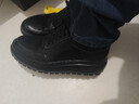 dreambox鈞博老爹鞋vibram防滑耐磨厚底增高男士高檔馬皮休閑皮鞋 黑色 40 曬單實(shí)拍圖