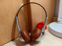 Erilles頭戴式藍牙耳機2026年新款經(jīng)典復古小頭戴休閑擺拍娛樂(lè )無(wú)線(xiàn)降噪智能設備 杏色 曬單實(shí)拍圖