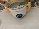 SKULD時(shí)蔻兒童餐具智能K5輔食碗保溫碗免注水恒溫碗316L不銹鋼寶寶碗 曬單實(shí)拍圖