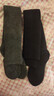 阿凡迪羊毛襪子過(guò)膝長(cháng)筒襪子女秋冬季加絨加厚高筒護膝大腿保暖月子長(cháng)襪 曬單實(shí)拍圖