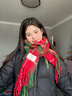 Charm Kendo圍巾女冬季新款百搭學(xué)生保暖針織圍脖披肩生日元旦禮物送女生女友 紅色 送女朋友實(shí)用老婆80934 曬單實(shí)拍圖
