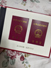 春生秋收高品質(zhì)結婚證珍藏盒結婚本仿真收藏冊婚書(shū)領(lǐng)證登記照片紀念保護套 珍藏冊(愛(ài)心筆+印泥+婚書(shū)模板） 燙金卡紙 曬單實(shí)拍圖