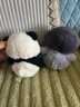 翰鷗斐正版藝絨坊香墩墩掌中寶桌伴娃娃小熊貓大象企鵝動(dòng)物毛絨玩偶玩具 藝絨坊香墩墩-熊貓16CM 肚子填充帶香味顆粒 曬單實(shí)拍圖