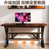 全品屋實(shí)木電腦桌臺式辦公桌長(cháng)條桌子簡(jiǎn)易書(shū)桌學(xué)生家用臥室電競桌工作臺 曬單實(shí)拍圖