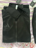 阿迪達斯 （adidas）運動(dòng)套裝男2025秋季跑步運動(dòng)套裝防風(fēng)夾克收腿褲兩件套 黑/黑 L 曬單實(shí)拍圖