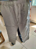 澤荃（zequan）新款闊腿褲男士多口袋工裝褲秋冬大碼直筒休閑褲男裝戶(hù)外寬松長(cháng)褲 B2012淺灰色 4XL 【適合體重200-220斤】 曬單實(shí)拍圖