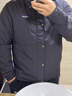 巴塔哥尼亞（Patagonia）男士新款I(lǐng)sthmus Jkt 戶(hù)外休閑保暖棉服外套夾克26992 INBK-墨黑色 M 曬單實(shí)拍圖