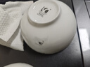 隆昌骨瓷隆昌唐山骨瓷香榭麗舍碗飯碗面碗家用碗碟盤(pán)喬遷餐具歐式碗盤(pán)套裝 4.5英寸澳碗【一個(gè)裝】 曬單實(shí)拍圖
