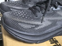 HOKA男款秋季克利夫頓 9跑步鞋CLIFTON 9輕量耐磨緩震 黑色/黑色-寬版 41 曬單實(shí)拍圖