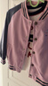迪士尼女童棒球服外套春女孩春裝上衣女寶兒童外套瘋狂動(dòng)物城 豆沙粉130 曬單實(shí)拍圖
