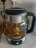 歐美特（OUMETE）煮茶壺 煮茶器 第七代噴淋式蒸汽茶壺 養生壺 玻璃恒溫保溫煮茶燒水壺OMT-PC1036 曬單實(shí)拍圖