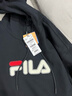 FILA斐樂(lè )官方情侶款連帽衛衣2025秋季休閑寬松針織長(cháng)袖上衣 曬單實(shí)拍圖