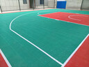 利德（LIDE）戶(hù)外懸浮地板籃球場(chǎng)地墊羽毛球場(chǎng)幼兒園學(xué)校操場(chǎng)塑膠拼裝運動(dòng)地板 曬單實(shí)拍圖