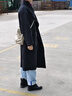 尚都比拉英倫風(fēng)純綿羊毛毛呢大衣女冬季通勤長(cháng)款雙面呢外套翻駁領(lǐng)氣質(zhì)大衣 曬單實(shí)拍圖