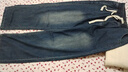 頂峰保羅（Dingfengbaoluo）天絲薄款牛仔褲男復古寬松直筒垂順闊腿休閑褲8022中藍L 曬單實(shí)拍圖