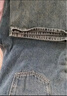 百圖betu女裝秋冬新款牛仔褲洗水高腰顯瘦闊腿褲褲子女2410T92 牛仔色 M 曬單實(shí)拍圖