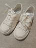 卓詩(shī)尼厚底小白鞋女爆款2026春新款百搭休閑板鞋時(shí)尚輕便運動(dòng)鞋米白色38 曬單實(shí)拍圖