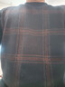 勁霸男裝【山羊絨】羊絨衫男商務(wù)休閑格紋親膚秋羊絨毛衫|BYEG3996 黑色 2XL 曬單實(shí)拍圖