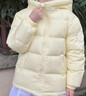 雪中飛兒童羽絨服男女童裝新款秋冬季加厚保暖外套百搭面包服 新嫩黃 160 曬單實(shí)拍圖