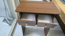 銳竹書(shū)桌電腦桌書(shū)架小戶(hù)型一體桌子學(xué)生家用臥室學(xué)習簡(jiǎn)易寫(xiě)字桌 【實(shí)木生態(tài)板材】60CM胡桃色 曬單實(shí)拍圖