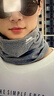 Jeep純棉脖套男女款秋冬保暖護頸小圍脖騎車(chē)戶(hù)外防寒圍巾防風(fēng)面罩女 淺灰（純棉直筒款） 均碼 曬單實(shí)拍圖