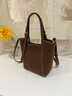 viney牛皮包包女包手提菜籃子包輕奢斜挎單肩生日禮物高級感送女友老婆 曬單實(shí)拍圖
