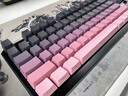 宏碁（acer）OKW213機械鍵盤(pán)108鍵全鍵無(wú)沖有線(xiàn)側刻鍵盤(pán)鼠標套裝RGB背光旋鈕電腦電競游戲辦公鍵盤(pán) 黑莓粉側刻【全鍵無(wú)沖】 茶軸（游戲辦公兼容） 曬單實(shí)拍圖