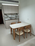 林氏家居巖板餐桌實(shí)木腳家用小戶(hù)型餐桌椅子全套2025新款方滿(mǎn)系列RG1R 曬單實(shí)拍圖