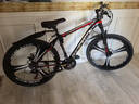 飛鴿山地自行車(chē)男女成人學(xué)生26英寸前后碟剎24變速減震越野單車(chē)黑紅 曬單實(shí)拍圖