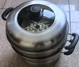 美的（Midea）蒸鍋不銹鋼三層蒸煮兩用湯鍋蒸魚(yú)饅頭包子家用蒸籠鍋蒸大閘蟹螃蟹 曬單實(shí)拍圖