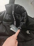 CALVIN KLEIN JEANS/ck冬季加厚刺繡百搭休閑男女棉衣背帶可拆卸魔術(shù)貼棉服男士外套 黑色 L 100-120 曬單實(shí)拍圖