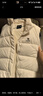 駱駝（CAMEL）戶(hù)外防潑水羽絨馬甲女90%絨子背心外套 J25CR2L5006 暖白 XXL 曬單實(shí)拍圖