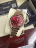 沖浪琴師瑞士認證手表女士全自動(dòng)機械表時(shí)尚防水十大品牌簡(jiǎn)約超薄商務(wù)女表 L6169玫金紅面鋼帶升級版 曬單實(shí)拍圖
