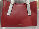 百麗包包女2025新商場(chǎng)同款高級質(zhì)感通勤單肩斜挎手提包X7238DX5 紅色 F 曬單實(shí)拍圖