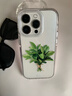 素洛適用蘋(píng)果17promax手機殼小清新水滴柚子葉插畫(huà)iPhone16pro創(chuàng  )意簡(jiǎn)約超好看15高級感透明男女14防摔 水滴柚子葉插畫(huà)透明大孔 iPhone 14 Pro 曬單實(shí)拍圖