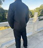 才子男士夾棉夾克秋冬保暖刺繡外套秋冬厚款防風(fēng)立領(lǐng)棉上衣男 曬單實(shí)拍圖