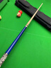 威利威利新款tw斷月明月臺球桿中式黑八球桿坦克大頭桿美式九球桌球桿 TW-3斷月【蜥蜴紋皮把】贈高配全套 曬單實(shí)拍圖