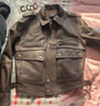 COCO LIMITED皮草 女神yi夢(mèng)玲同款 意大利進(jìn)口綿羊皮真皮皮衣外套 復古棕(yuan版) M  嬌姐尺碼 曬單實(shí)拍圖